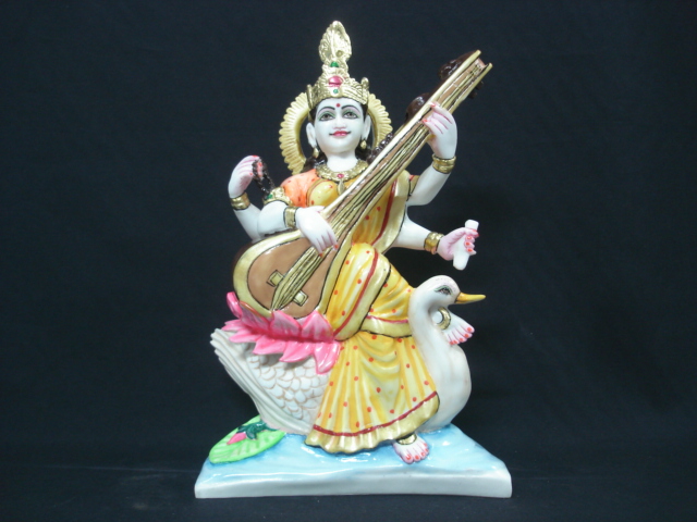 Manufacturers Exporters and Wholesale Suppliers of Mould Marble Saraswati Mata Ji Karol Bagh 